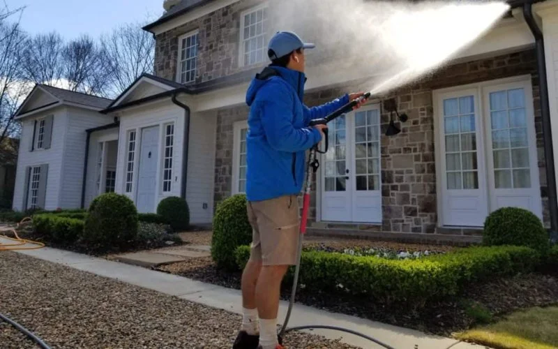 Professional residential pressure washing by Lakeland Wash Pros